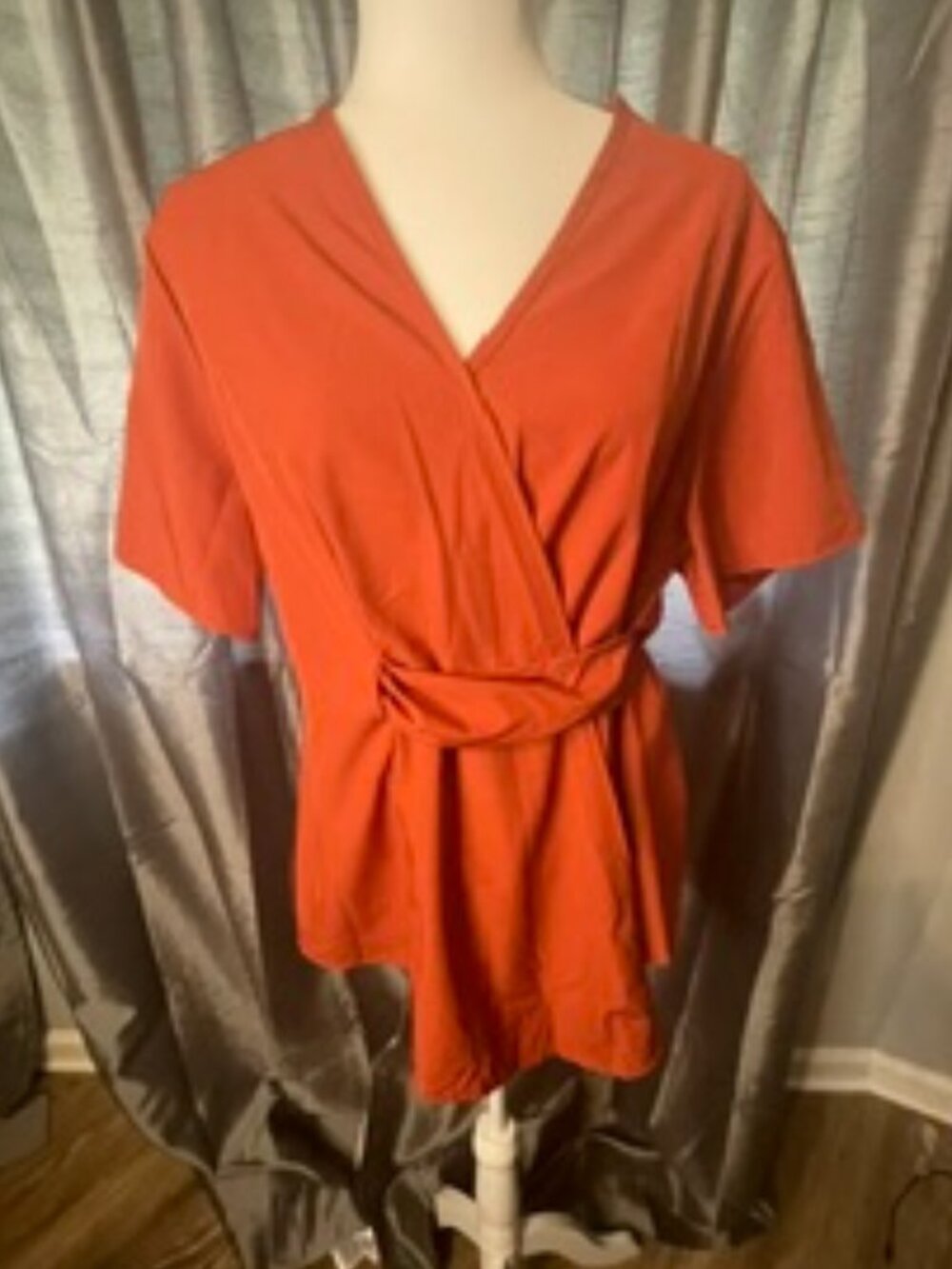 Beautiful wrap shirt!
